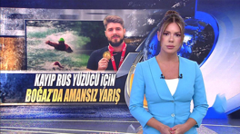 Kayıp Rus yüzücü için Boğaz'da amansız yarış!
