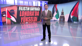 Filistin Bayrağı Londra'da yükseldi