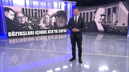 Gözyaşları içinde Ata'ya saygı!