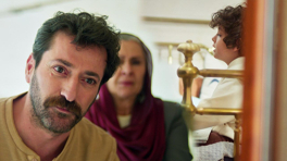 Boran, oğlunu uzaktan izledi!