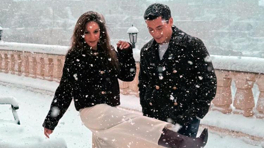 Uzak Şehir'e kar yağdı!