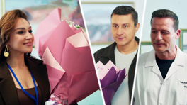 Yalçın'dan Nare'ye devasa çiçek!