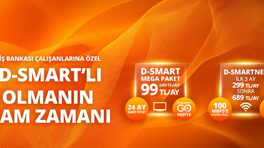 D-Smart'tan "İş Ailem'e Özel" iki kampanya!