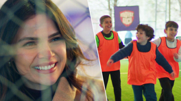 Küçük Cihan, futbol hünerlerini sergiledi!