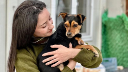 Ufacık köpeğiyle kocaman bir hikaye!