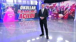 Okullar bayraklarla açıldı!
