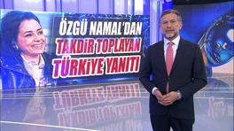Özgü Namal'dan takdir toplayan "Türkiye" yanıtı!