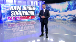Hava birden soğuyacak kar yağacak mı?