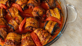 Tepside Patlıcan Sarma Nasıl Yapılır? - Tepside Patlıcan Sarma Tarifi