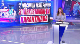 2 yolcunun testi pozitif; 3 Türk İstanbul'da karantinada!