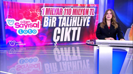 1 Milyar 110 Milyon ₺ bir talihliye çıktı