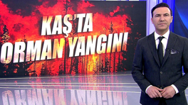 Kaş'ta orman yangını