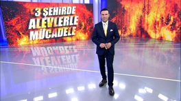 3 şehirde alevlerle mücadele