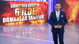 Güney'den Doğu'ya 6 ilde ormanlar yanıyor