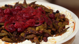 Vişneli Bamya Salatası Nasıl Yapılır? - Vişneli Bamya Salatası Tarifi
