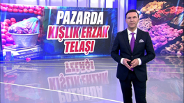 Pazarda kışlık erzak telaşı