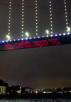 İstanbul Boğazı’nda da Eşref Tek!