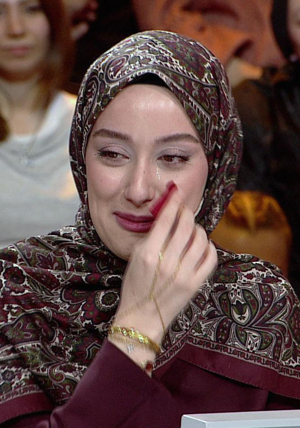 Gözyaşlarını tutamadı!