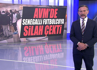 AVM'de Senegalli futbolcuya silah çekti