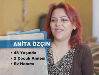 Anita Özçin'in teşekkür mektubu