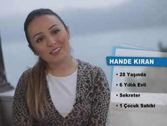 Hande Kıran'ın teşekkür mektubu