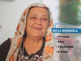 Necla Beşiroğlu'nun teşekkür mektubu