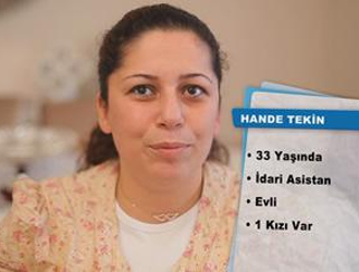 Hande Tekin'in teşekkür mektubu