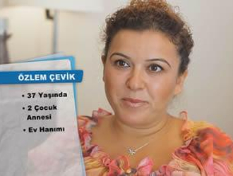 Özlem Çevik'in teşekkür mektubu