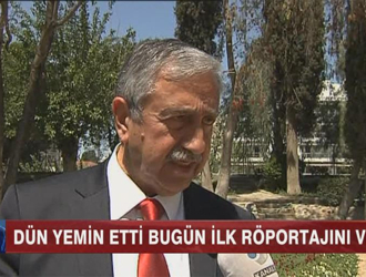 KKTCde Mustafa Akıncı görevine başladı!