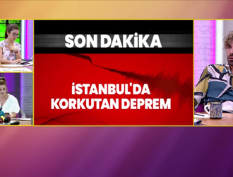İstanbul'da korkutan deprem!