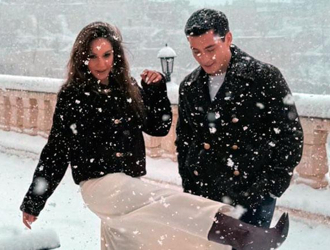 Uzak Şehir'e kar yağdı!