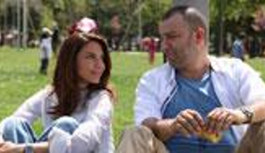 Melek ve Mesut uçurtma şenliğinde