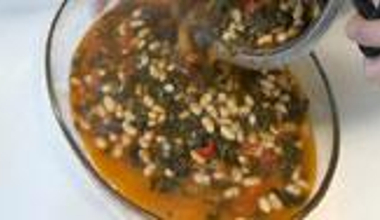 Ispanaklı Kuru Fasülye tarifi