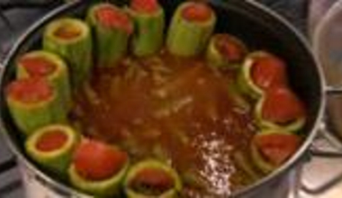 Fasulyeli Kabak Dolması