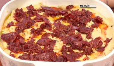 Pastırmalı Humus tarifi