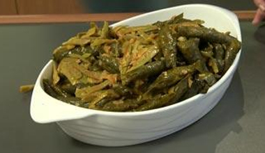 Yeşil Fasulye Yaprağı Sarması