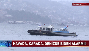 Havada karada denizde Biden alarmı