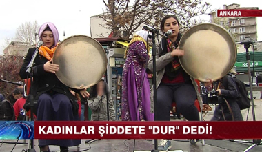 Kadınlar şiddete "dur" dedi