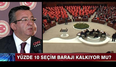 Yüzde 10 seçim barajı kalkıyor mu?