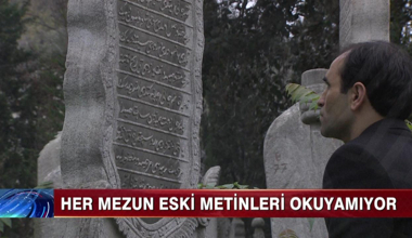 İşte o mezar taşları...