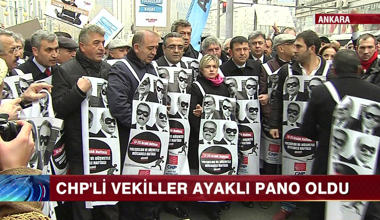 CHP'li vekiller canlı reklam panosu oldu! 