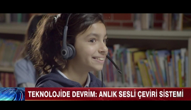 Teknolojide devrim! Anlık sesli çeviri!