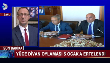 Yüce Divan oylaması 5 Ocak'a ertelendi