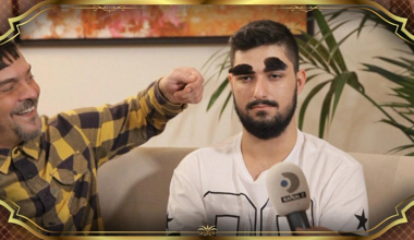 İdo'nun kaşları Beyaz'a malzeme oldu