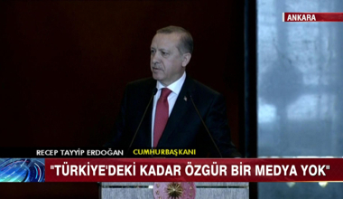 Erdoğan'dan basın özgürlüğü açıklaması!