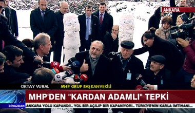 MHP'den "Kardan Adam"lı tepki!