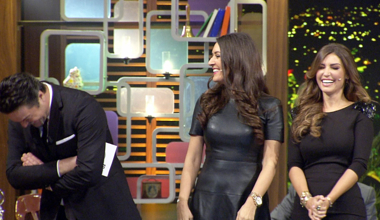 Wesley Sneijder'in eşi Yolanthe Cabau Beyaz Show'daydı!