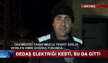 Binlerce kişi elektriksiz ve susuz