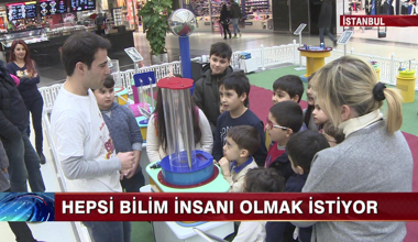 Hepsi bilim insanı olmak istiyor!