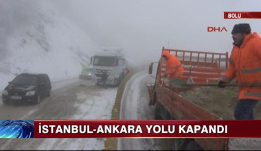 Kara kış geri döndü!